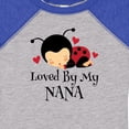thumbnail image 4 of Inktastic Loved by My Nana Grandchild Boys or Girls Baby Bodysuit, 4 of 5