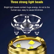 Small Flashlights Powerful Three Eye Mini Flash Super Flashlight Thumb Flashlight Mini Flashlight Flashlights For Emergencies