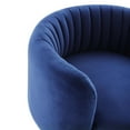 thumbnail image 6 of Embrace Tufted Performance Velvet Performance Velvet Swivel Chair, 6 of 8
