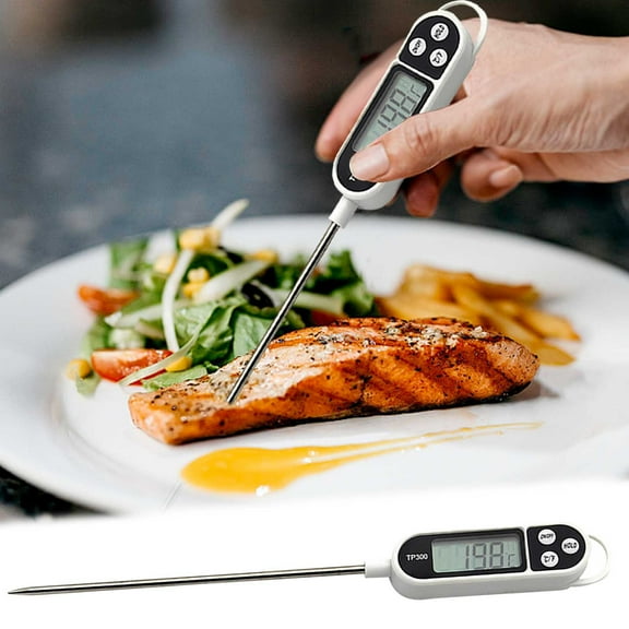 Instant Read Digital Meat Thermometer 3-Pack | Fast 4-6 Second Reading | ±0.9°F Accuracy | 5.9" Stainless Steel Probe | Backlit LCD Display | -50°F to 572°F Range