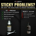 thumbnail image 2 of Supereliminador de pegamento STARBOND Debonder de 60 ml con tapa de cepillo, 2 of 5