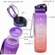 thumbnail image 5 of Water Bottles Gradient Color Sports Bottle 1000ml Motivational For Men And Women Outdoor Fitness Hiking Bike Bottle 33oz, 5 of 5