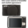 thumbnail image 3 of Étui pour Canon PowerShot SX740 HS, Housse de Protection pour Appareil Photo Canon SX740 HS, Sac en Silicone Souple avec Objectif Détachable, Léger et Agréable pour la Peau, Blanc, 3 of 6