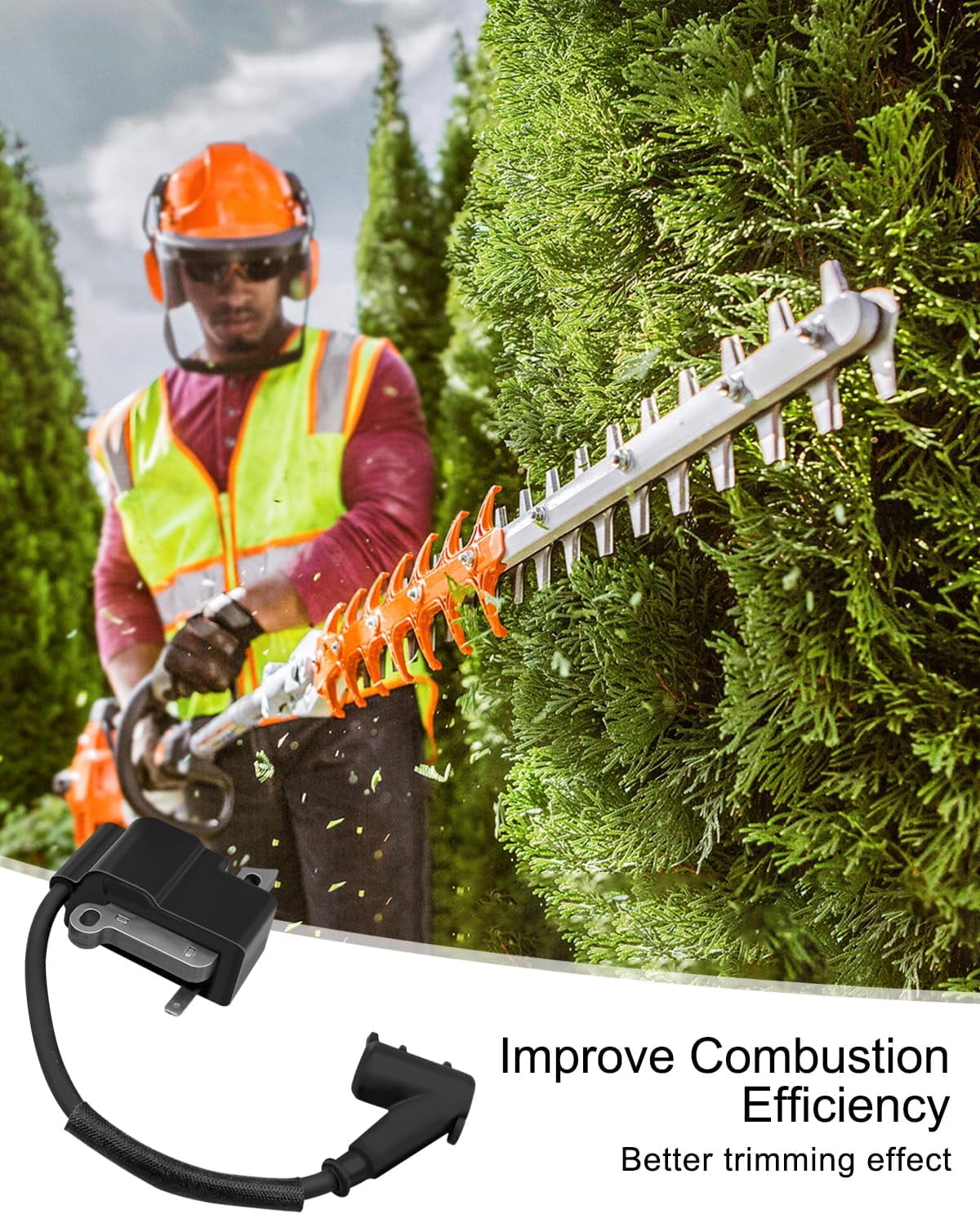 ABPETE Ignition Module Coil Fit for Stihl FS94 HL94 FS HL 94 Brush Cutter Hedge Trimmer, Replace 4149-400-1301 4243-400-1301 4149 400 1301 41494001301 4243 400 1301 42434001301