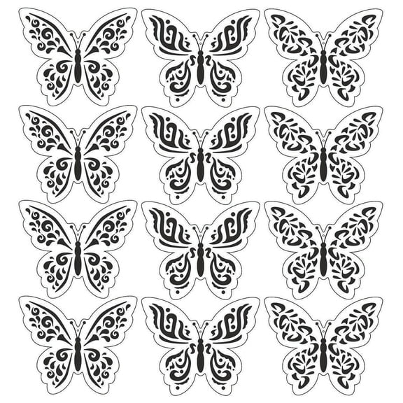 Butterfly Mandala Sun Catchers (Pack of 24)