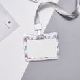 thumbnail image 6 of Kdxio Snowy Cottage Holiday Scene Card Badge Holder Work Badge Sleeve for Office, School, Factory, ID Credit Cards, Driver Licenses and Passes, 6 of 7