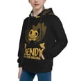 thumbnail image 4 of Youth Bendy And The Ink Machine Hoodies 3d Print Pullover Hooded Sweatshirt With Pocket For Boys Girls, 4 of 7