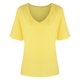 thumbnail image 3 of Fiudx Ofertas Flash Artículos En Oferta Moda Mujer V-Cuello Manga Corta Camiseta Verano Sólido Blusa Suelta Tops, 3 of 6