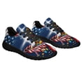 thumbnail image 6 of Autism Awareness Eagle American Shoes Sneakers for Women Men Black Size 8.5, 6 of 7