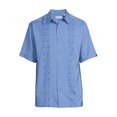 thumbnail image 4 of Cafe Luna Men's Short Sleeve Panel Woven Shirt, 4 of 6