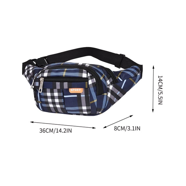 Petit Sac Messager Sac de Taille Mode Sac Messager Décontracté Grande Capacité pour Hommes et Femmes Sac de Taille pour Téléphone Mobile Sac pour Téléphone Cellulaire