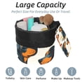 thumbnail image 2 of PhooArto Large Barrel Drawstring Makeup Bag, Dachshund Dogs Travel Cosmetic Bag Portable Make Up Organizer Bag, 2 of 6