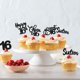 thumbnail image 5 of Topper para cupcakes Ephlyn para 16.º cumpleaños, negro con brillo, paquete de 30, 5 of 7
