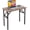 Rustic Brown & Black Frame, variant on Foldable Desk for Small Spaces - 31.5" No Assembly Sturdy Writing Computer Table, Black Frame