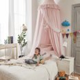 thumbnail image 4 of Kids Baby Bed Canopy for Girls,Princess Hanging Dome Mosquito Net Bed Curtain Canopy Bedding Room Decor, 4 of 7