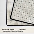 thumbnail image 5 of Modern Abstract Kitchen Mat 31"x20" Non Slip Soft Plush Low Profile Kitchen Rug, Textured Sink Mat for Laundry Room Bedroom Office, 5 of 6