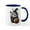 White/Navy Inside, variant on CafePress - Halloween Cupcake - 11 oz Ceramic Mug - Novelty Coffee Tea Cup