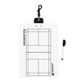 thumbnail image 1 of Almencla Coaching Boards Portable Guidance Training Tool Referees Gear Practice Board Badminton, 1 of 8