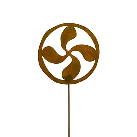 Basque Lauburu Metal Garden Stake Lawn Garden Patio Decor Yard