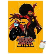 Marvel Spider-Man: Across the Spider-Verse - Jessica Drew Wall Poster, 14.725" x 22.375"
