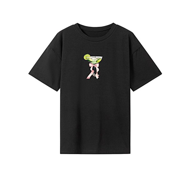 Camiseta para mujer verano Streetwear cuello redondo camiseta para vacaciones mochilero deportes XL