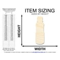 thumbnail image 2 of Unfinished Mexican Spice Bottle Shape | DIY Craft Cutout 42" / 1/2", 2 of 3