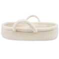 thumbnail image 3 of June Garden Cozy Dream Doll Bassinet - Baby Doll Portable Carrier - Fits for American Girl Dolls or Teddy Bears up to 18 - Cream White, 3 of 5
