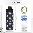 thumbnail image 3 of Gaeub Llamas 1 Print Stainless Steel Water Bottle,18oz Sports Insulated Kettle for Women Men,Suitable as a Gift, 3 of 7