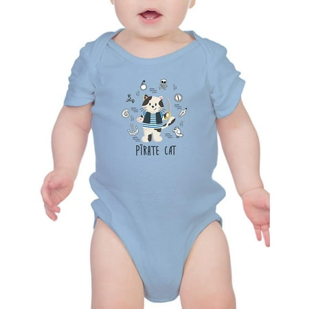 

Cute Pirate Cat Bodysuit Infant -Image by Shutterstock 18 Months