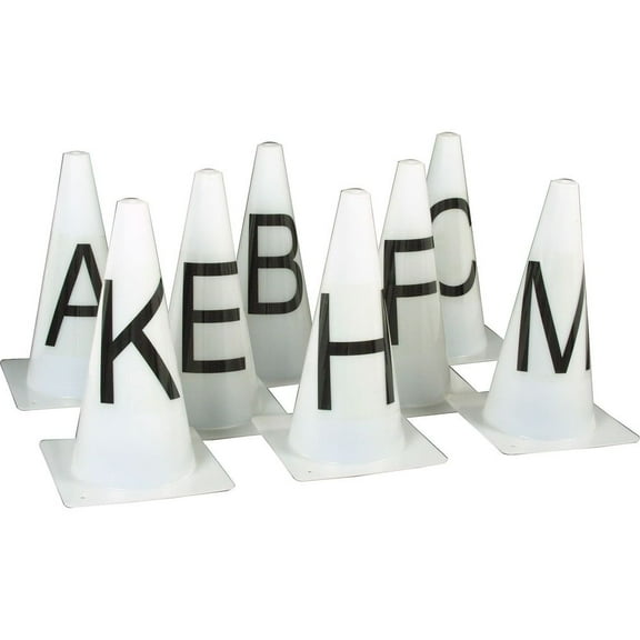 Schneiders Dressage Training Letters | Durable and Visible | Set of 8 Cones