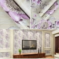thumbnail image 4 of 17.7inch By 118inch Peel Stick Vintage Purple Floral Wallpaper Shelf Drawer Liner Dresser Furniture Sticker Home Decorative Sticky Back Vinyl Film, 4 of 6