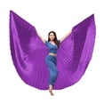 thumbnail image 1 of Bewildely Ala de danza del vientre de 360 ​​grados, disfraces para adultos, accesorios de baile profesional para mujeres, accesorios para Kits de decoración para fiestas Púrpura, 1 of 6