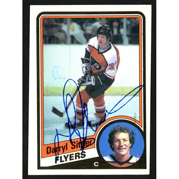 Darryl Sittler Autographed 1984-85 Topps Card #121 Philadelphia Flyers SKU #151775