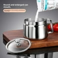 thumbnail image 2 of Naiovety Juego de recipientes para condimentos y ghee, de alta resistencia, con asa, aptos para alimentario, fáciles de limpiar y multiusos. Mostrada 500 ml, 2 of 6