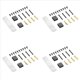thumbnail image 1 of 4X Kit de Soporte de Montaje Fijo de Servo de Metal para B14 B16 B36 C24 C34 1/16 RC Truck Car Piezas de ActualizacióN Accesorios, Negro, 1 of 4