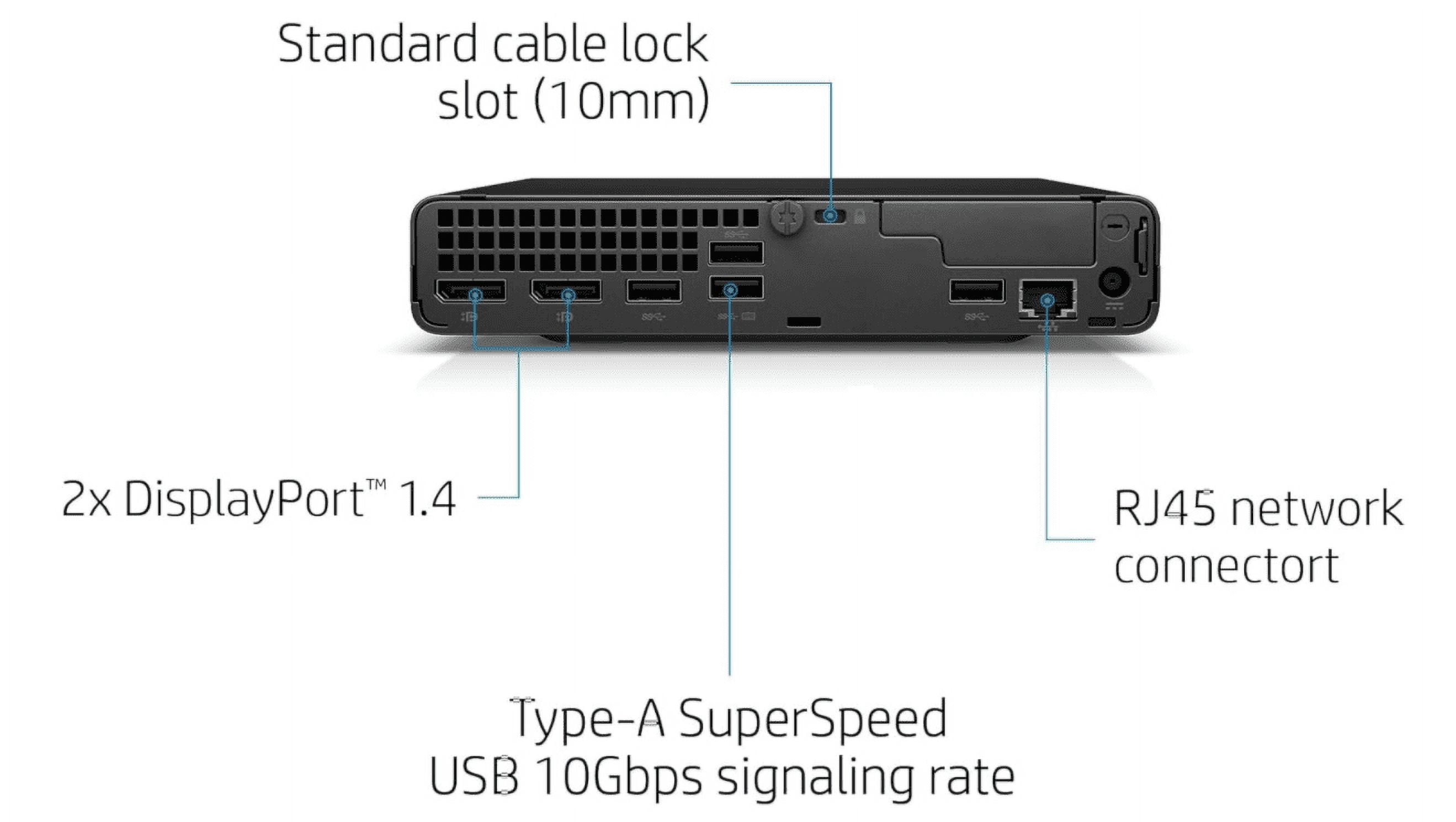HP EliteDesk 800 G6 Business Mini PC Desktop Computer, Intel Hexa