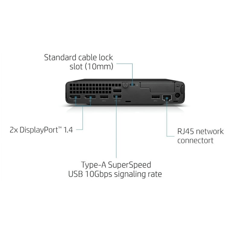 HP EliteDesk 800 G6 Business Mini PC Desktop Computer, Intel Hexa