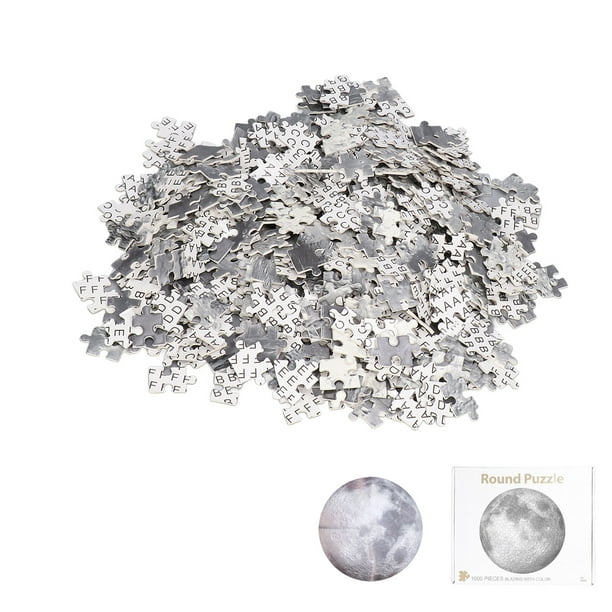 Rompecabezas de luna circular NikouMX 1000 piezas redondo grande