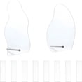 thumbnail image 5 of RAGUPEL 2 Sets Nail Art Display Board, 50Pcs False Nail Tips Sample Display Acrylic Nail Practice Board Fingernail Display Polish Stands Holder for Nail Art Design Display Manicure Tool, 5 of 6