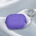 thumbnail image 5 of for Airpods case Clear,Shockproof Clear Case for AirPod 1st & 2nd Gen case,Full Protective Soft TPU Drop Protection Accessories Case with Keychain Charging Case for Women Girls Men,Purple, 5 of 6