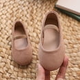 thumbnail image 5 of Toddler Girls Princess Shoes Girls Cute Solid Leisure Nonslip Soft Shoes, 5 of 8