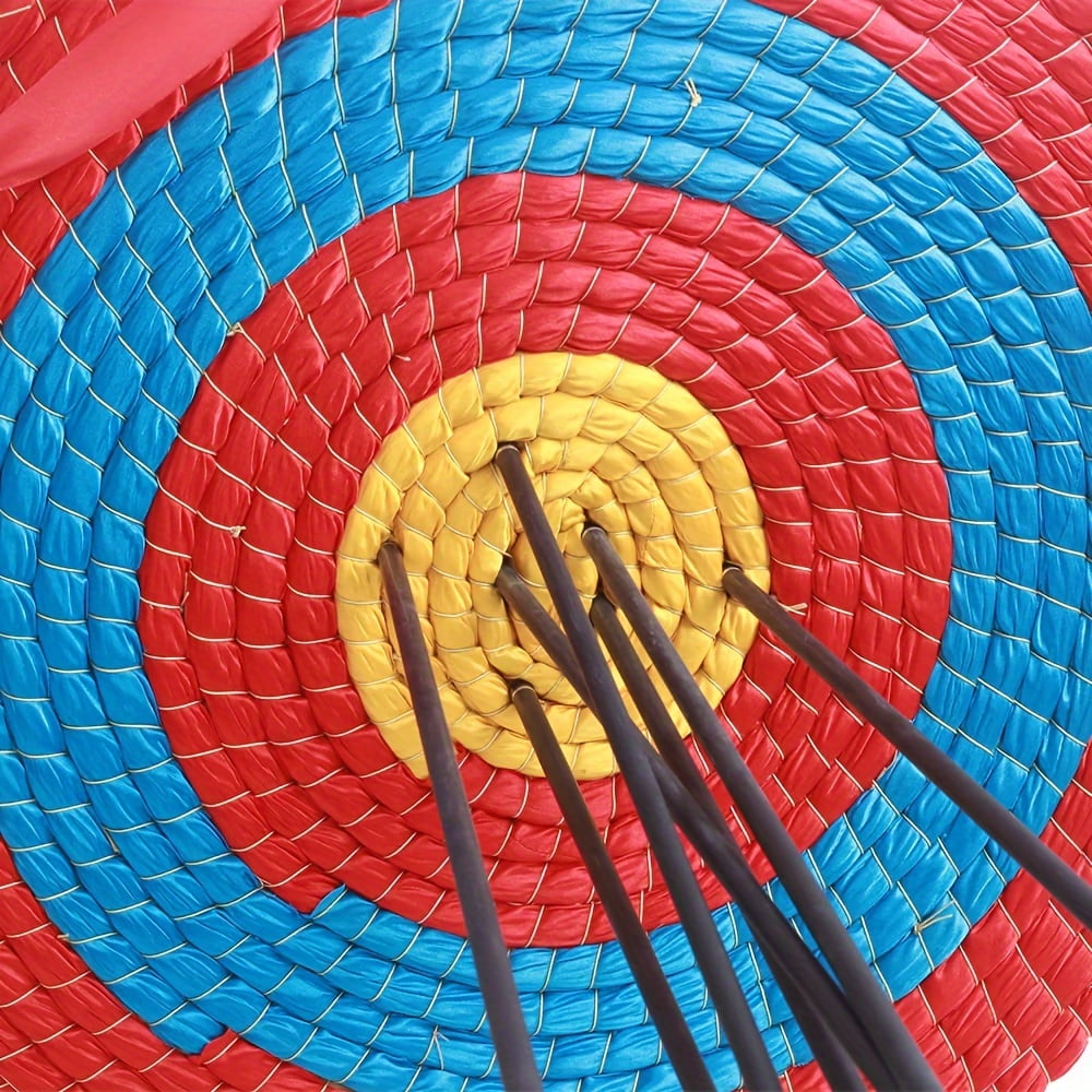 DIYMAG Archery Straw Target for Backyard, Durable & Colorful Arrow Target for Archery Outdoor Shooting Practice（19.7 x 19.7 x 2.4in）