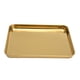 thumbnail image 2 of Bandeja rectangular de acero inoxidable ANGGREK dorado, 2 of 8