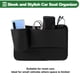 thumbnail image 5 of Organizador de Relleno de Espacio para Asiento de Automóvil Universal Unique Bargains con Soporte para Tazas Lado del Conductor de Cuero Sintético Negro, 5 of 6
