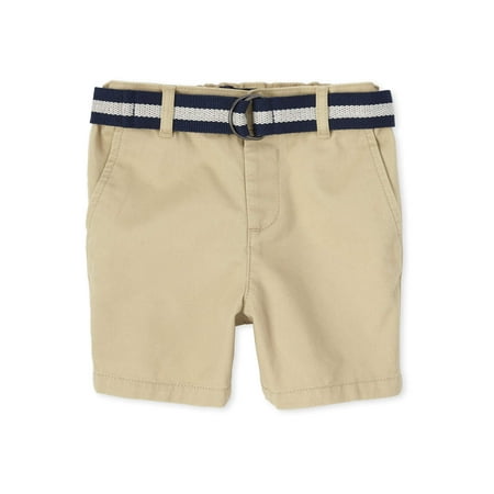 The Children's Place Baby & Toddler Boy Solid Belted Chino Short