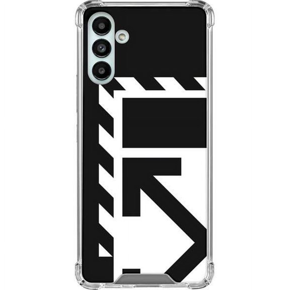 Skinit Stripes Black and White Geometric Shapes Galaxy A13 5G Clear Case