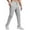 Light Gray, variant on PINSPARK Mens Joggers with Zipper Pockets Lightweight Athletic Track Pants Quick Dry Workout Gym Sweatpants for Men