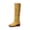 YELLOW, variant on DREAM PAIRS Women's Knee High Cowboy Boots Western Tall Boots Square Toe Pull-On Boots with Embroidery Vintage Style