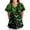 01-Green, variant on Halloween Scrubs for Women V Neck Short Sleeve Printed Scrub Tops, Cartoon Pattern Plus Size Medical Nursing Uniform with Pockets 01-Green-S