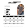 thumbnail image 6 of CASSIE LIZ Plus Size Short Sleeve Tops for Women Casual Floral Black 3X Swing Flowy Blouses Fashion V Neck Pullover Pleated Shirts Loose Fit Tee Spring Summer Tunics 3XL 22W 24W, 6 of 8